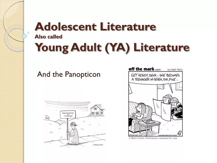 adolescent literature also called young adult ya literature