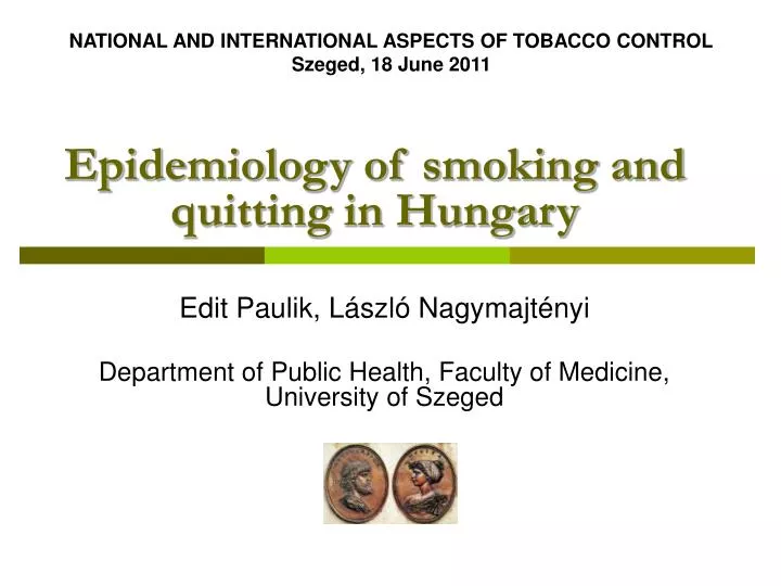 epidemiology of smoking and quitting in hungary