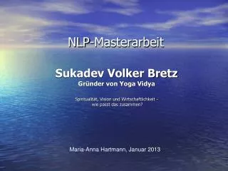 nlp masterarbeit