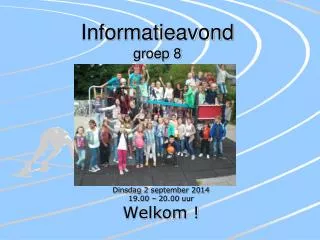 informatieavond groep 8