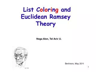 List C o l o r i n g and Euclidean Ramsey Theory