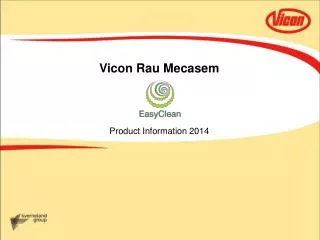 Vicon Rau Mecasem Product Information 2014