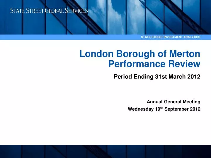 london borough of merton performance review period ending 31st march 2012