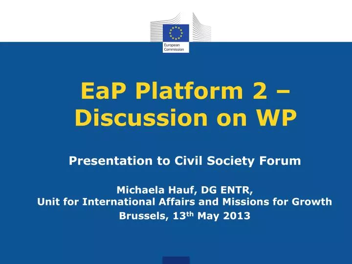 eap platform 2 discussion on wp