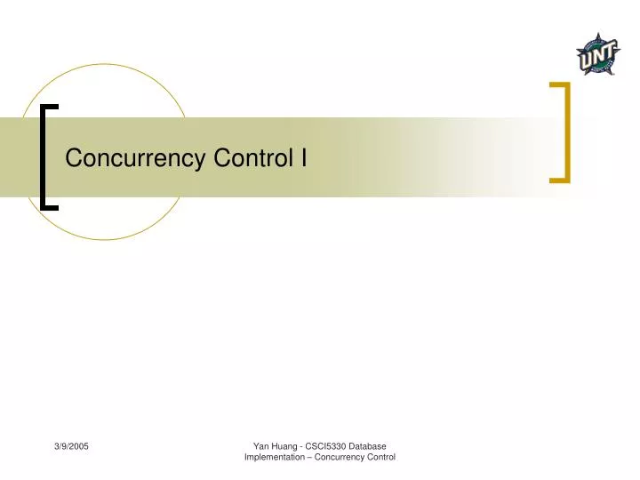 concurrency control i