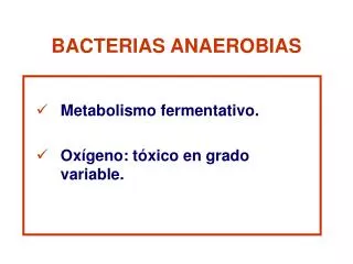 bacterias anaerobias