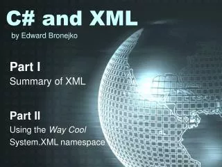 C# and XML