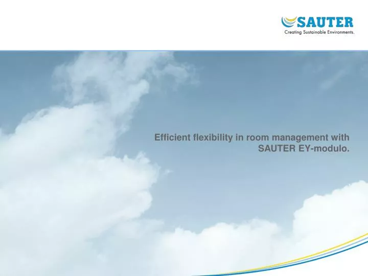 efficient flexibility in room management with sauter ey modulo