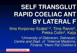 SELF TRANSGLUT RAPID COELIAC ANT BY LATERAL F