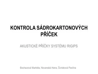 kontrola s drokartonov ch p ek