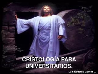 cristolog a para universitarios