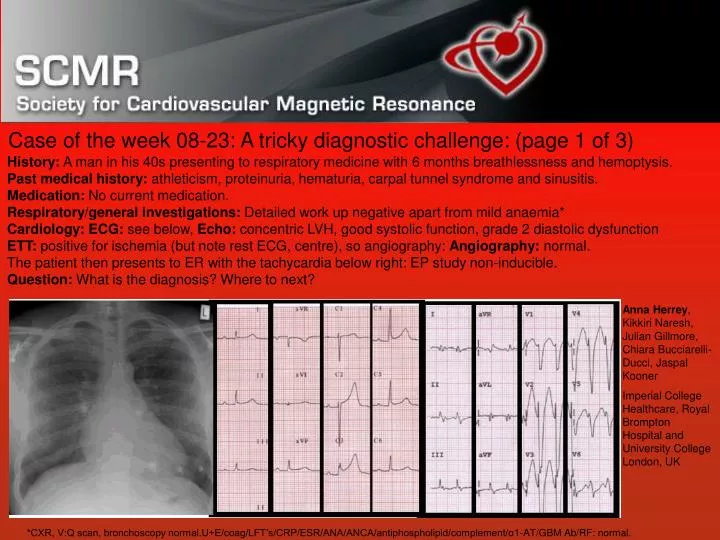 case of the week 08 23 a tricky diagnostic challenge page 1 of 3