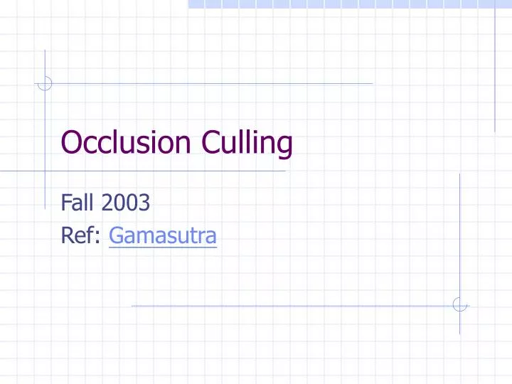 occlusion culling