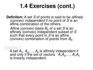 1.4 Exercises (cont.)