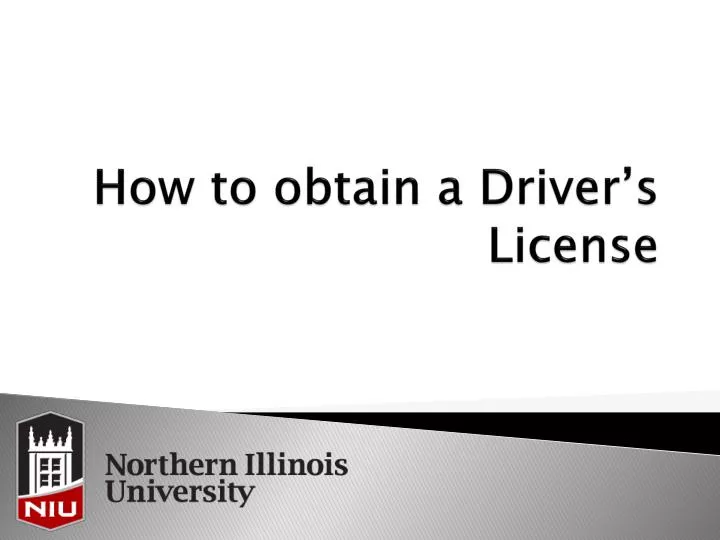 how to obtain a driver s license