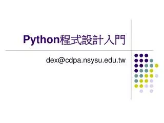 python