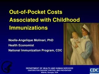 Out-of-Pocket Costs Associated with Childhood Immunizations