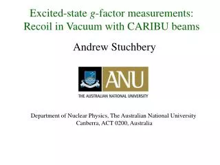 Excited-state g -factor measurements: Recoil in Vacuum with CARIBU beams