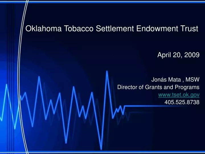 oklahoma tobacco settlement endowment trust