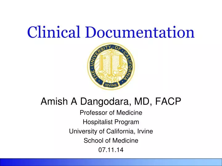 clinical documentation