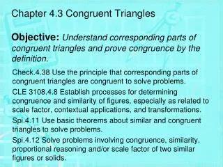 Congruent Triangles