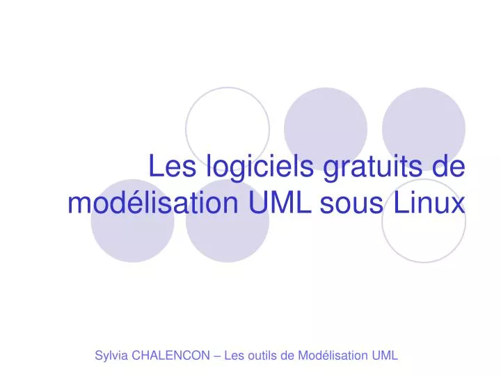 les logiciels gratuits de mod lisation uml sous linux