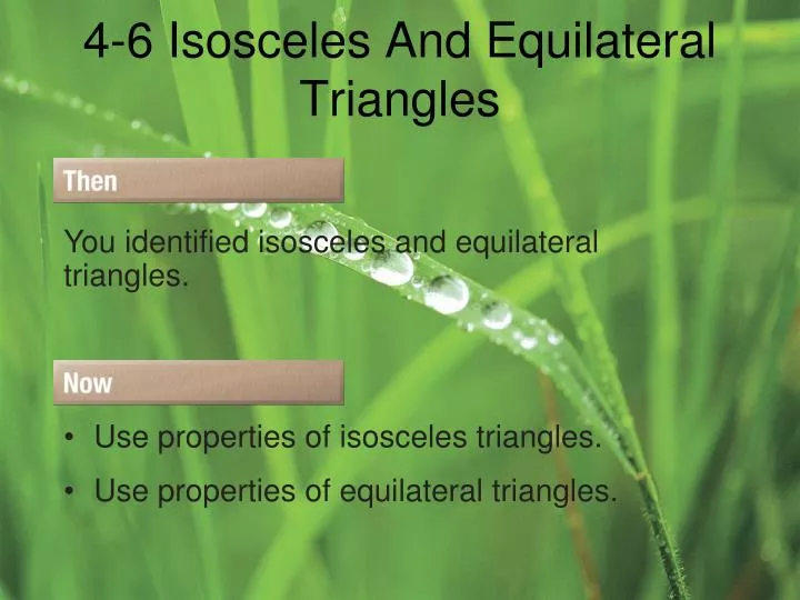 4 6 isosceles and equilateral triangles