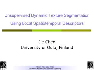 Unsupervised Dynamic Texture Segmentation Using Local Spatiotemporal Descriptors