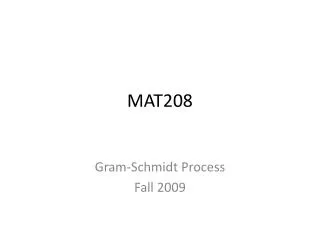 MAT208