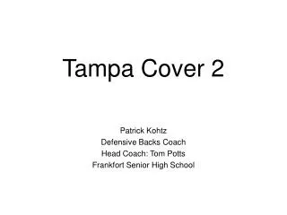 Tampa Cover 2