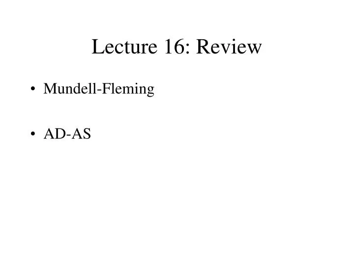 lecture 16 review