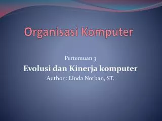 organisasi komputer