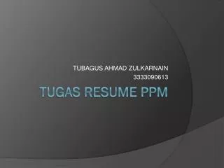 tubagus ahmad zulkarnain 3333090613