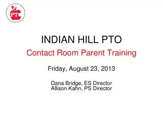 INDIAN HILL PTO