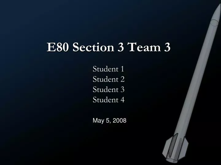 e80 section 3 team 3