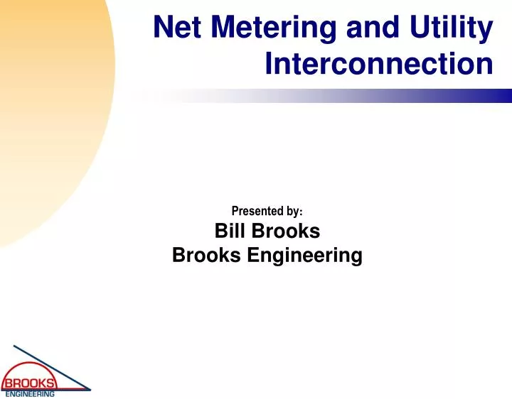 net metering and utility interconnection