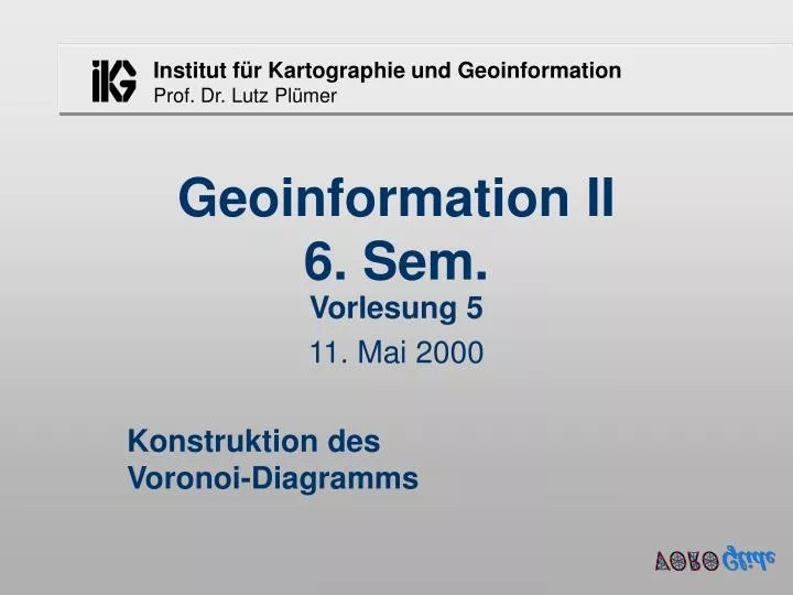 geoinformation ii 6 sem
