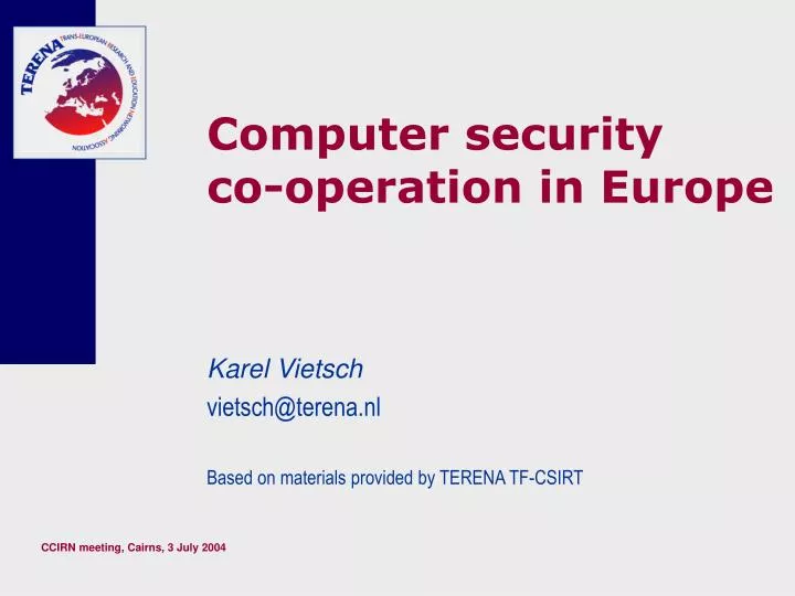 computer security co operation in europe