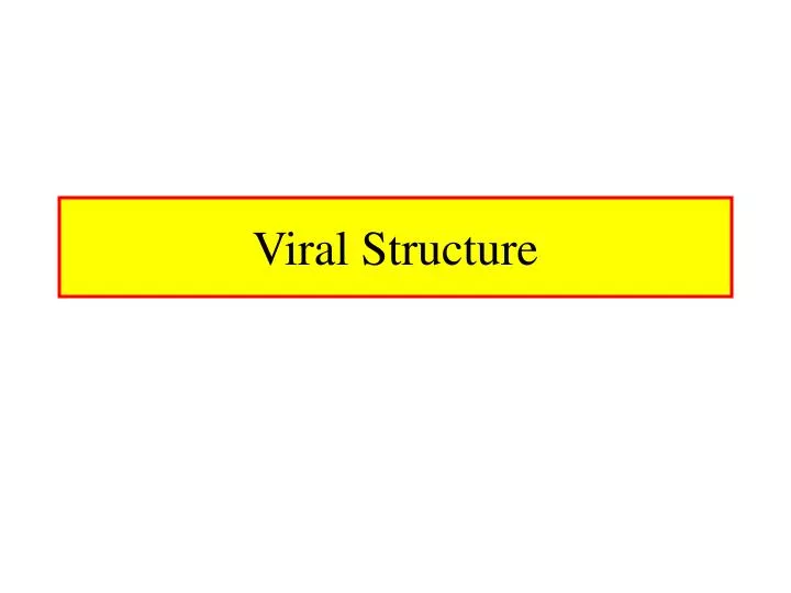 viral structure