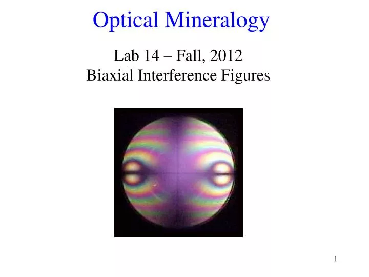 optical mineralogy