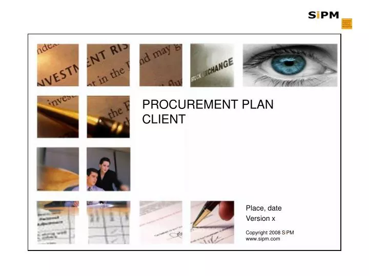 procurement plan client
