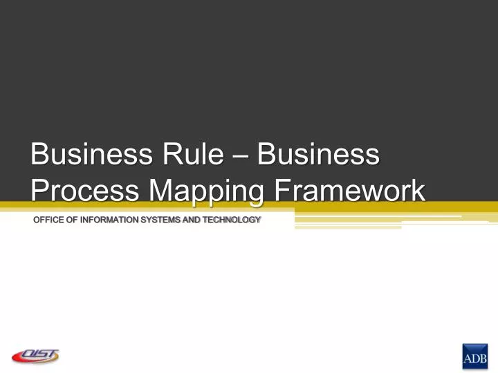 business rule business process mapping framework