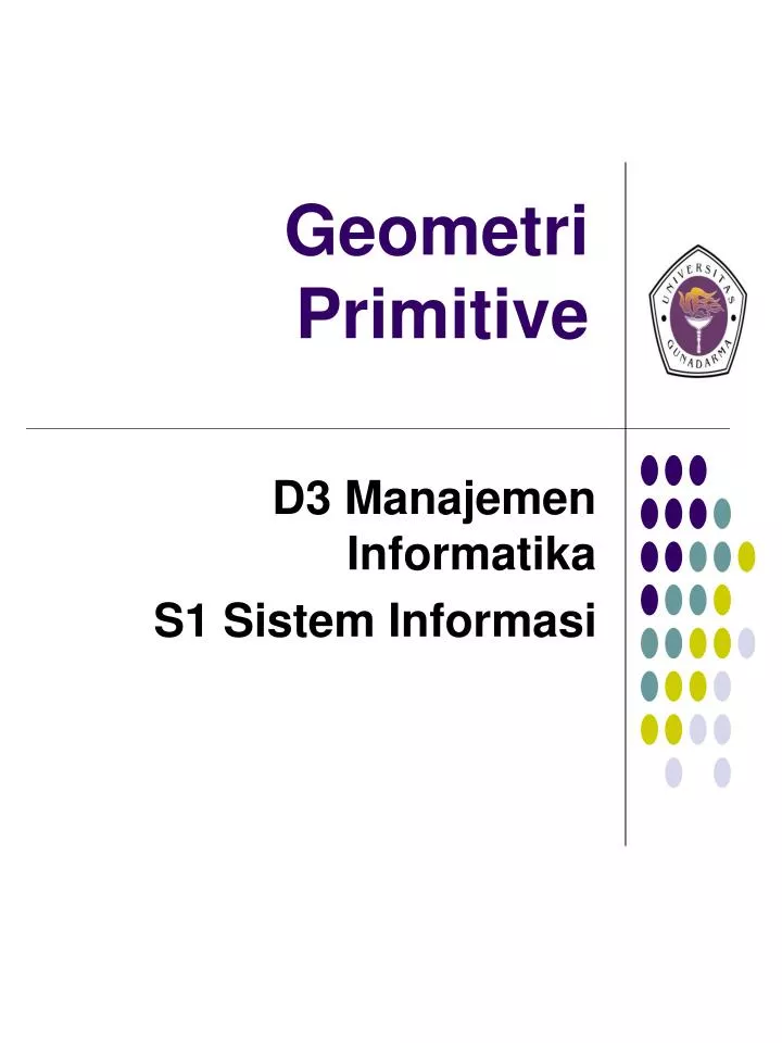 geometri primitive