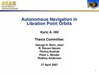 Autonomous Navigation in Libration Point Orbits