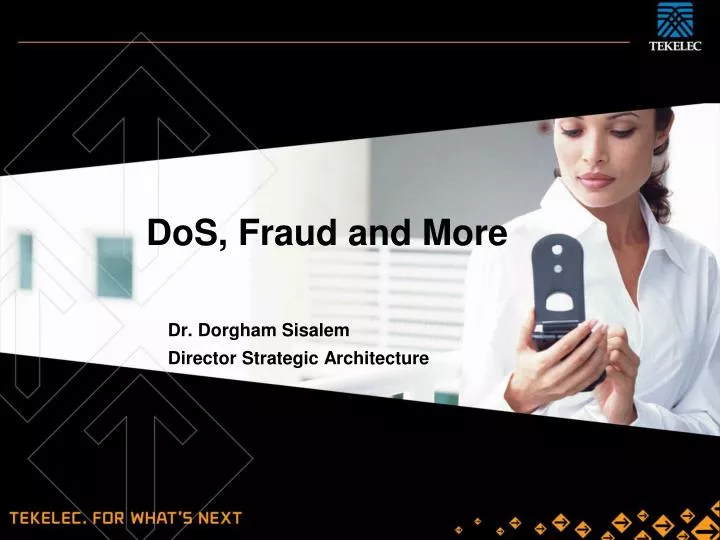 dos fraud and more
