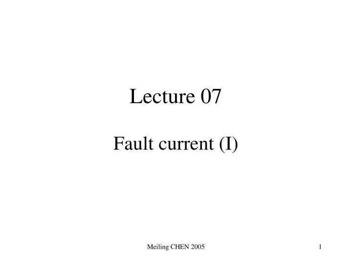 lecture 07