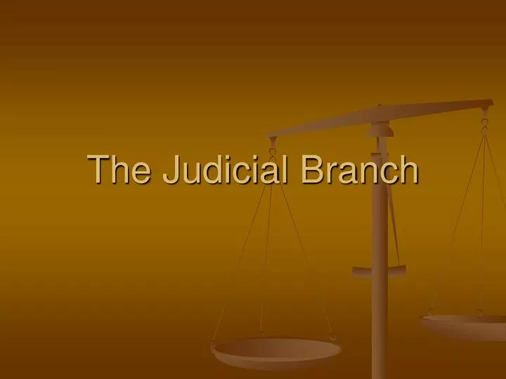 the judicial branch