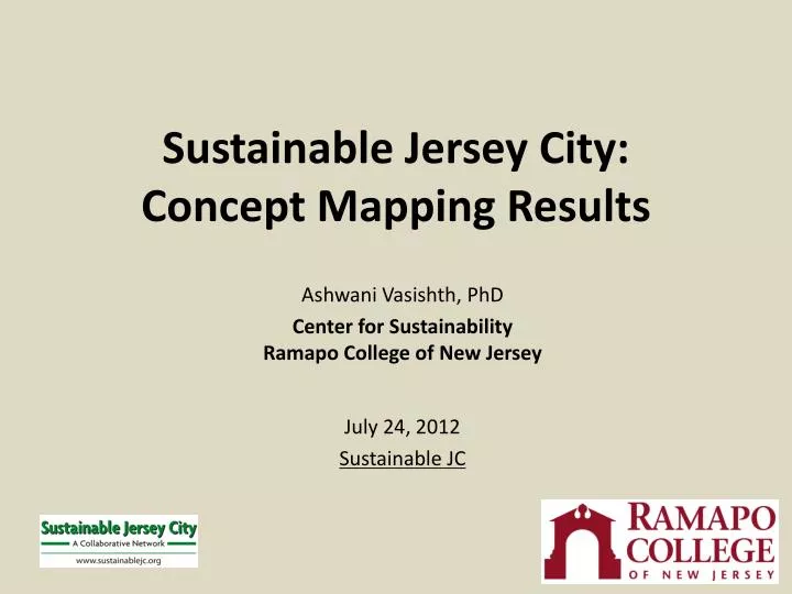 sustainable jersey city concept mapping results