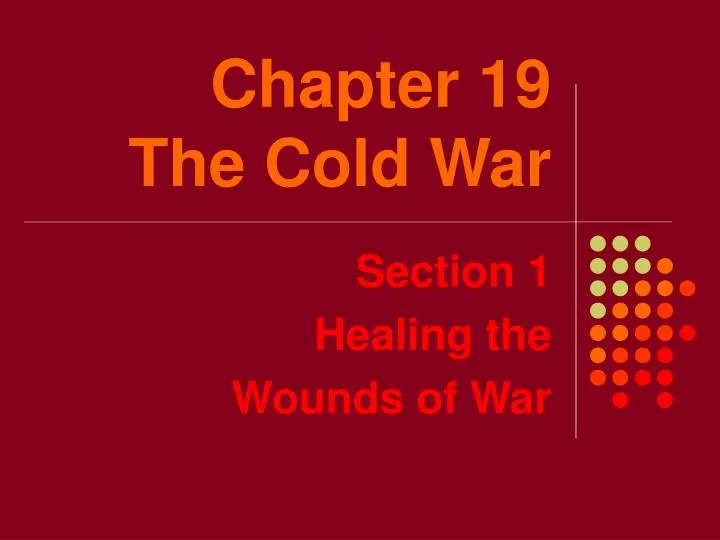 chapter 19 the cold war
