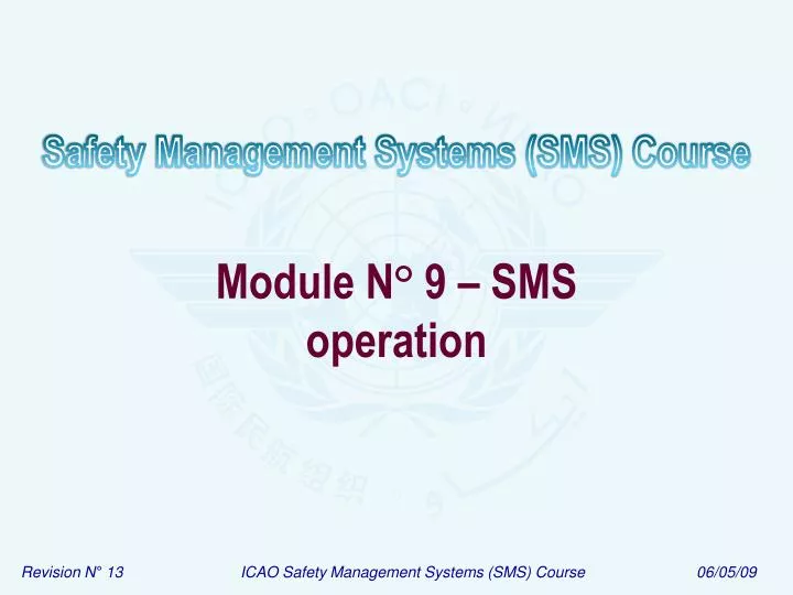 module n 9 sms operation